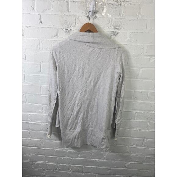 Athleta Women's Open Front Cardigan Sweater Long Sleeve Gray Size XS - Picture 2 of 6